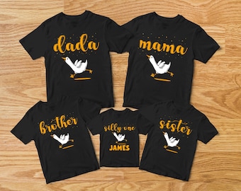 Silly Goose Birthday Shirts For Family Goose Themed First Birthday Party Outfit 1st Goose Birthday Mama Dada Goose Matching Tshirts