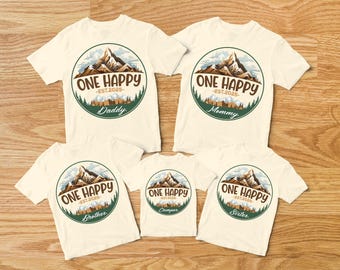 One Happy Camper Birthday Shirt, Custom Family Camping Shirt, Daddy Camper, Mommy Camper Shirt, Custom Camper Shirt, Family Vacation 2026