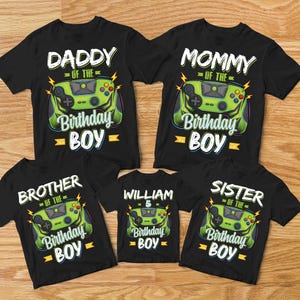 Gamer Birthday Boy Shirt,Family Birthday Shirt,Level Up Gamer,Gamer Family Shirts,Birthday Shirts for Boy,Gift For Birthday,Birthday T-shirt