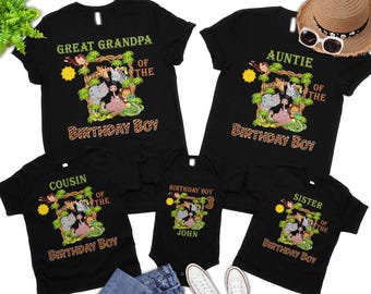 Safari Family Matching Shirts, Safari Birthday Boy, Safari Birthday Outfit, Family Safari Shirts, Birthday Family Shirt, Birthday Boy Shirts