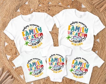 Family Vacation 2026 Making Memories Together Shirt,Custom Family Shirt,Family Matching Tees,Summer Vacation T-shirts,Family Vacation Shirts