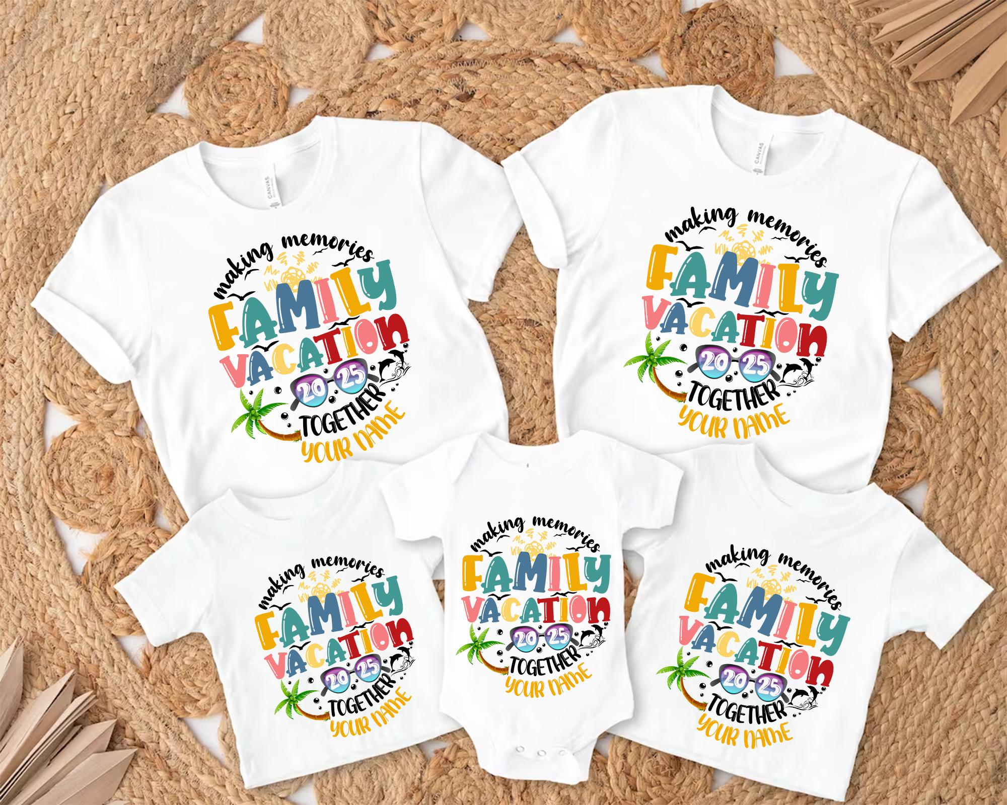 Family Vacation 2026 Making Memories Together Shirt,custom Family Shirt ...