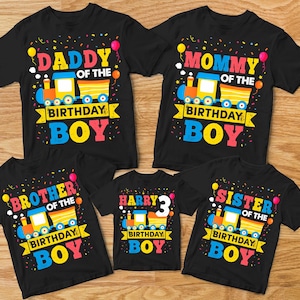 Family Chugga Two Two Matching Train Birthday Shirt, Boys Birthday Shirt, Matching Family Birthday Shirts, Chugga Chugga Two Two Birthday