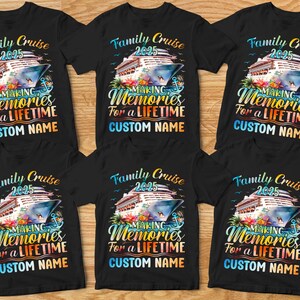 Family Cruise 2025 Shirt,Personalized Family Cruise 2025 Shirt,2025 Custom Family Cruise Tee,Matching Family Cruise Trip Shirt,Cruise Shirt