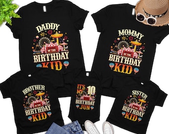 Circus Birthday Shirt, Carnival Birthday Shirt, Birthday Shirt, Matching Circus Birthday Tees, Carnival Circus Birthday outfit