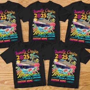 Family Cruise Squad 2025 Shirt, Cruise Squad Shirt, Custom Cruise Squad Group Shirt for 2025 Season, Custom Family Cruise Shirts, Cruise Tee