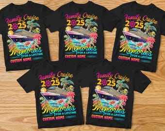 Family Cruise Squad 2025 Shirt, Cruise Squad Shirt, Custom Cruise Squad Group Shirt for 2025 Season, Custom Family Cruise Shirts, Cruise Tee