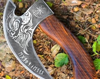 Viking Pizza Cutter Axe, Viking pizza axe custom hand forged pizza Axe, handmade gifts for her, pizza gift for him, Unique gift for dad