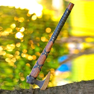 Axe, RAGNAR VIKING AXE, Personalized Gift for him, Best Anniversary Gift for her, Best Birthday Present, Viking Hatchet, Best man Proposal