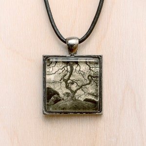 Japanese Maple Tree Pendant/Asian Tree Necklace/Portland Japanese Garden Jewelry/Zen Tree Jewelry/Japanese Tree Pendant/Asian Art Jewelry