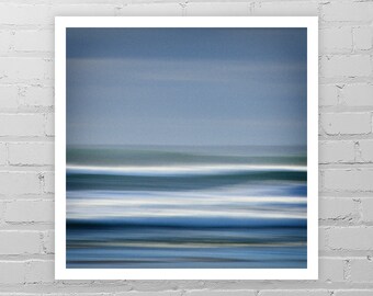 Abstract Ocean Photo Print/Pacific Ocean Photography/White Wave/Ocean Photograph/Oregon Ocean Picture/Nautical Art Print/Ocean Wall Decor
