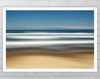 Abstract Ocean Photo Print/Pacific Ocean Picture/Large Ocean Print/Nautical Wall Art/Surf Beach Wall Décor/Ocean Art Print/Oregon Coast Art
