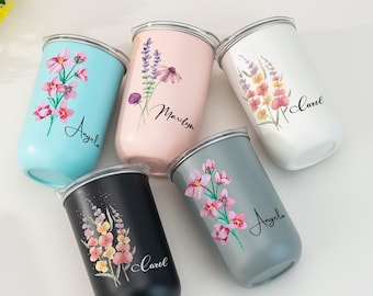 Personalized Stainless Steel Tumblers,Custom Insulated Travel Mugs,Unique Customizable Gifts for Any Occasion
