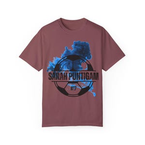 Sarah Puntigam Houston Dash Women's Soccer Unisex Garment-Dyed T-shirt image 4