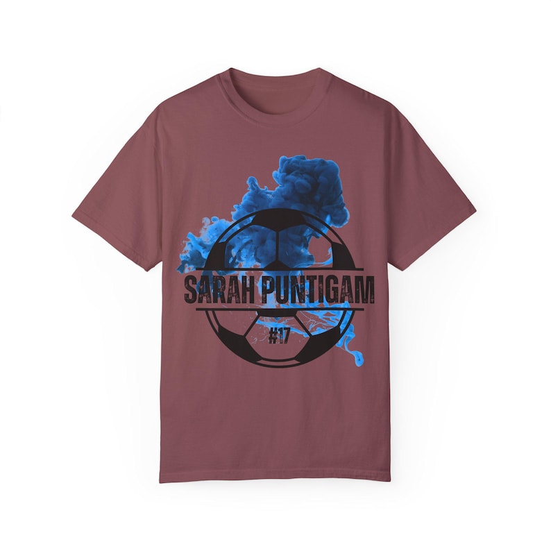 Sarah Puntigam Houston Dash Women's Soccer Unisex Garment-Dyed T-shirt image 4
