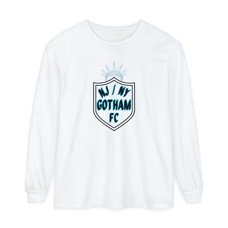 NJ/NY Gotham FC Women's Soccer Unisex Long Sleeve T-Shirt image 1