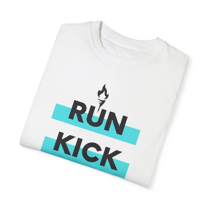 NJ/NY ゴッサム FC レディース サッカー ラン キック ゴール ユニセックス ガーメントダイ Tシャツ 画像 3