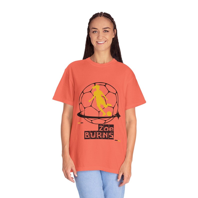 Zoe Burns Utah Royals FC Women's Soccer Unisex Garment-Dyed T-shirt bild 3