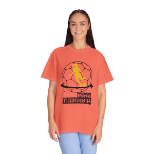 Mina Tanaka Utah Royals FC Women's Soccer Unisex Garment-Dyed T-shirt image 3
