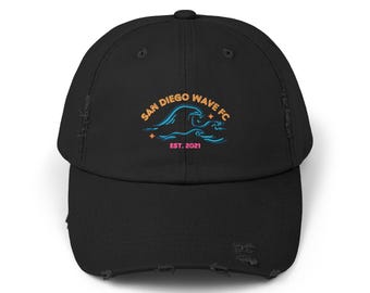 San Diego Wave FC Women's Soccer Distressed Cap
