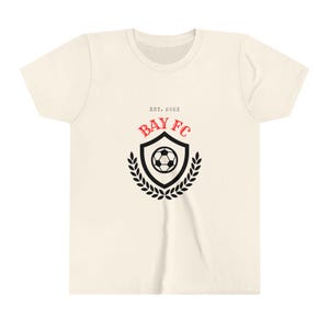 Bay FC Women's Soccer Youth Tee image 4