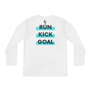 NJ/NY Gotham FC Women's Soccer Youth Long Sleeve Competitor Tee image 2