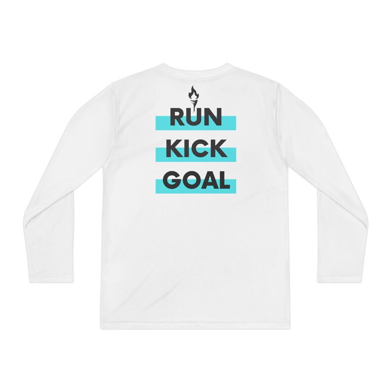 NJ/NY Gotham FC Women's Soccer Youth Long Sleeve Competitor Tee image 2