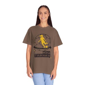 Mina Tanaka Utah Royals FC Women's Soccer Unisex Garment-Dyed T-shirt image 7