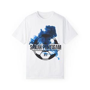 Sarah Puntigam Houston Dash Women's Soccer Unisex Garment-Dyed T-shirt image 1