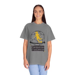 Cameron Tucker Utah Royals FC Women's Soccer Unisex Garment-Dyed T-shirt image 9