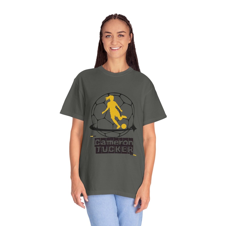 Cameron Tucker Utah Royals FC Women's Soccer Unisex Garment-Dyed T-shirt image 8