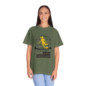 Julia Grosso Utah Royals FC Women's Soccer Unisex Garment-Dyed T-shirt image 10