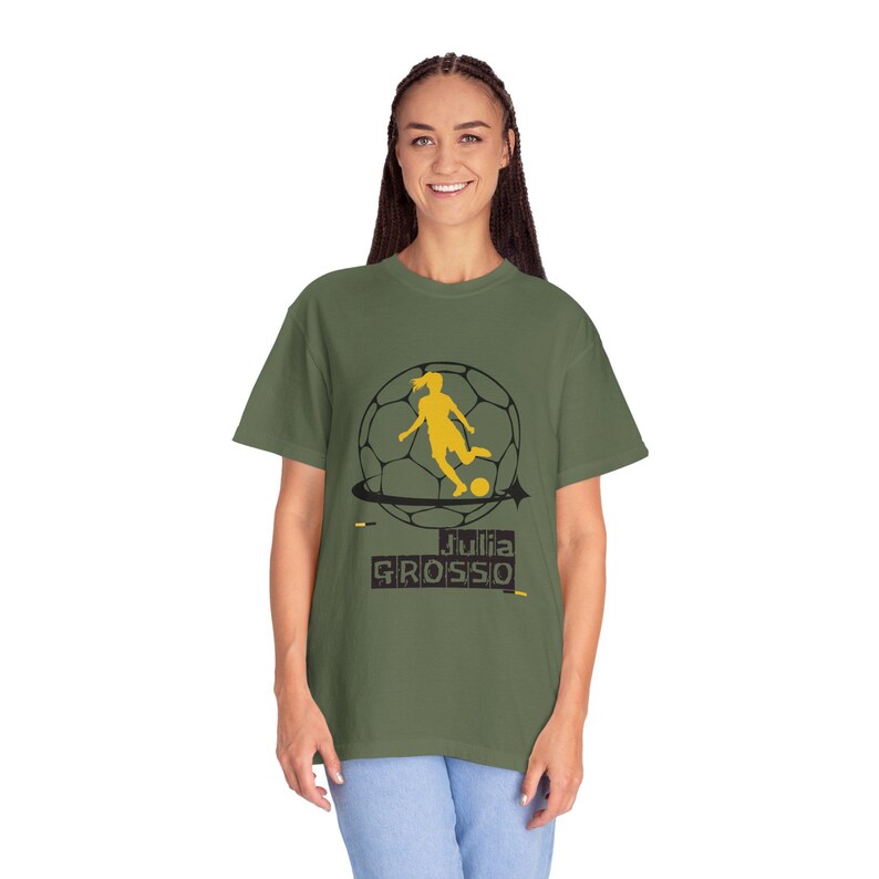 Julia Grosso Utah Royals FC Women's Soccer Unisex Garment-Dyed T-shirt image 10