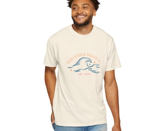 San Diego Wave FC Women's Soccer Unisex Garment-Dyed T-shirt