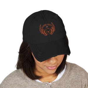 Angel City FC Women's Soccer EMBROIDERED Distressed Dad Hat image 3
