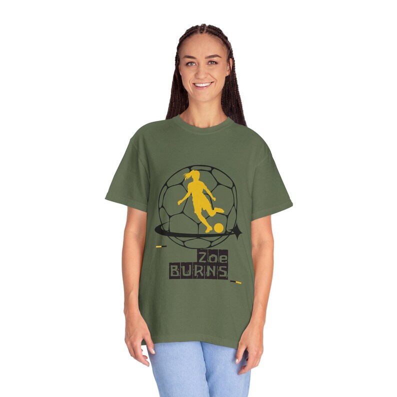 Zoe Burns Utah Royals FC Women's Soccer Unisex Garment-Dyed T-shirt bild 10