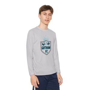 NJ/NY Gotham FC Women's Soccer Youth Long Sleeve Competitor Tee image 7