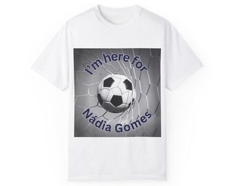 Nádia Gomes Chicago Red Stars Women's Soccer Unisex Garment-Dyed T-shirt