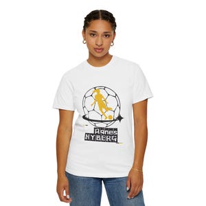 Agnes Nyberg Utah Royals FC Women's Soccer Unisex Garment-Dyed T-shirt image 1