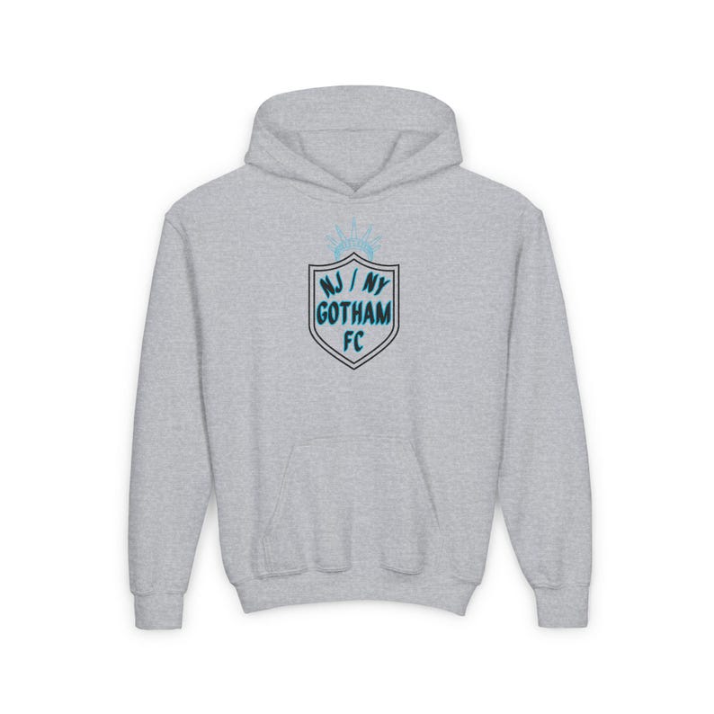 NJ/NY Gotham FC Women's Soccer Youth Hooded Sweatshirt image 2