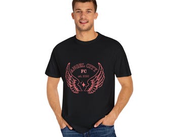 Angel City FC Women's Soccer Unisex Garment-Dyed T-shirt