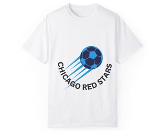 Chicago Red Stars Women's Soccer  Unisex Garment-Dyed T-shirt