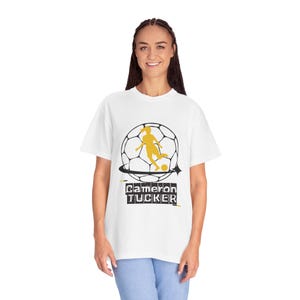 Cameron Tucker Utah Royals FC Women's Soccer Unisex Garment-Dyed T-shirt image 1