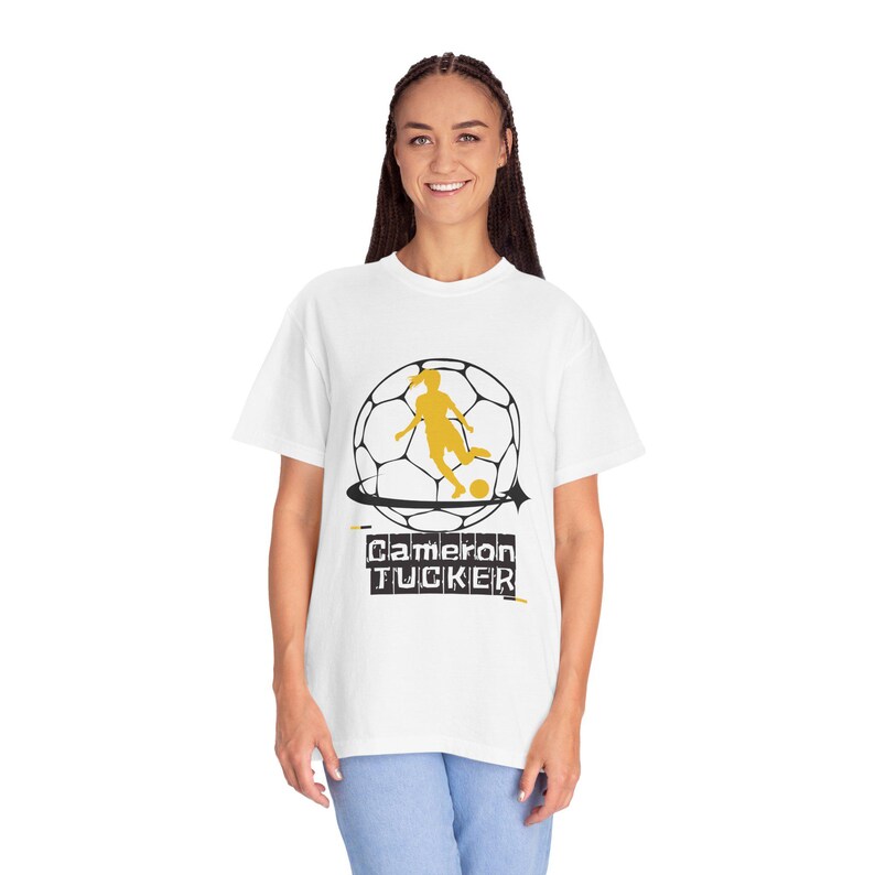 Cameron Tucker Utah Royals FC Women's Soccer Unisex Garment-Dyed T-shirt image 1