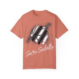 Satou Sabally Professional Basketball 3x3 Stylish Graphic T-Shirt - Unisex Garment-Dyed Tee for Sports Lovers image 2
