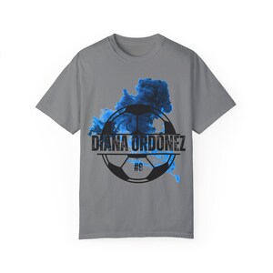 Diana Ordónez Houston Dash Women's Soccer Unisex Garment-Dyed T-shirt image 10