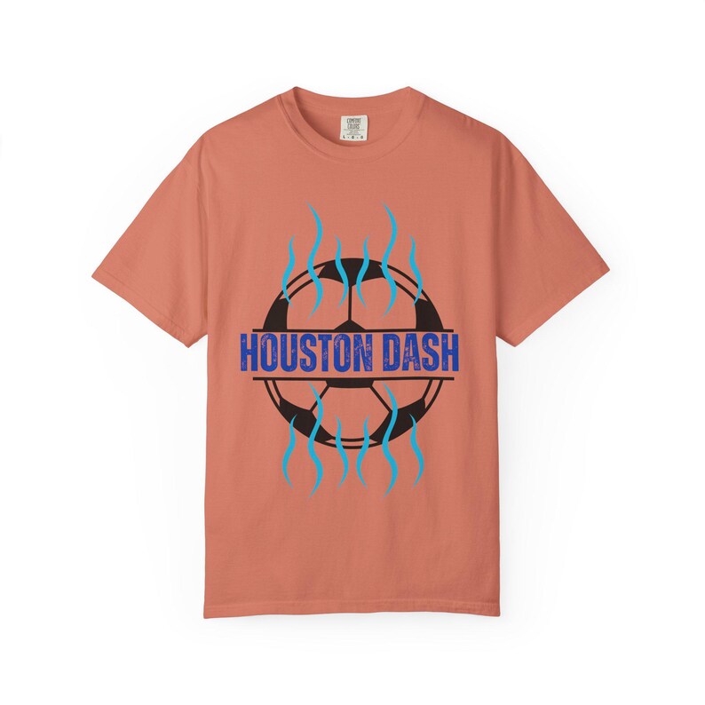 Houston Dash Women's Professional Soccer Unisex T-Shirt image 2