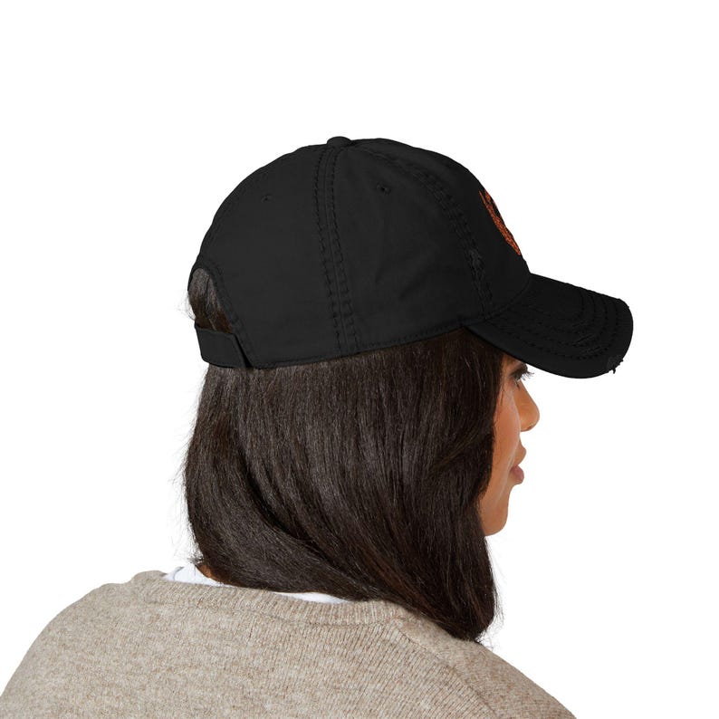Angel City FC Women's Soccer EMBROIDERED Distressed Dad Hat image 4