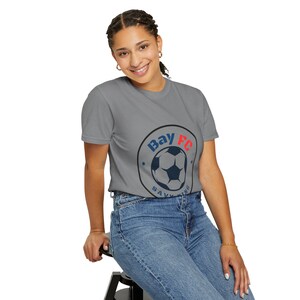 Savy King Bay FC Women's Soccer Unisex Garment-Dyed T-shirt image 9