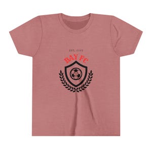 Bay FC Women's Soccer Youth Tee image 3